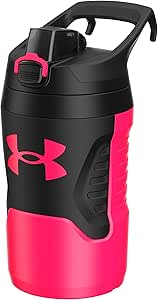 Under Armour 32 oz Insulated Water Bottles - Sports Water Jug with Handle, Fence Hook, Leak Resistant for Baseball, Football & More, 32 oz Water Bottles, Sports Water Bottle Insulated