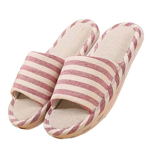 Kook Club 2017 Casual Comfort Non-slip Cotton Linen Slippers for Men and Women