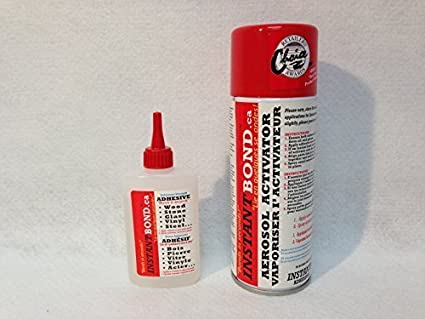 Instant Bond World's Fastest Curing Super Glue Adhesive 100/400ml with Activator by Instant Bond