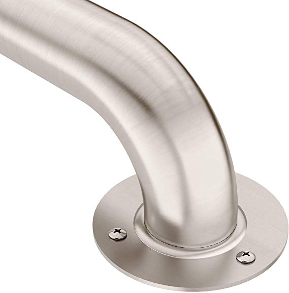 Moen R7424 Home Care 24-Inch Bath Safetey Bathroom Exposed Screw Grab Bar, Stainless