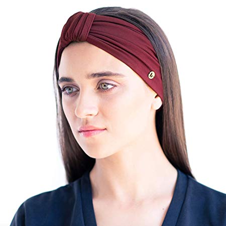 BLOM Original Multi Style Headband. 14  Styles. Women Yoga Fashion Workout Running Athletic Travel. Wear Wide Turban Knotted   More