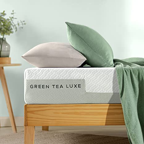 ZINUS 8 Inch Green Tea Luxe Memory Foam Mattress/Pressure Relieving/CertiPUR-US Certified/Bed-in-a-Box/All-New/Made in USA, Full