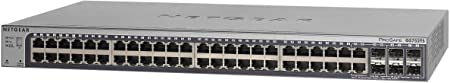 NETGEAR 52-Port Gigabit Stackable Smart Switch (GS752TSB) - 48 x 1G, Managed, with 6 x 1G/2.5G SFP, Desktop or Rackmount, and Limited Lifetime Protection