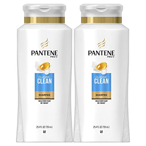 Pantene, Shampoo, Pro-V Classic Clean, 25.4 fl oz, Twin Pack