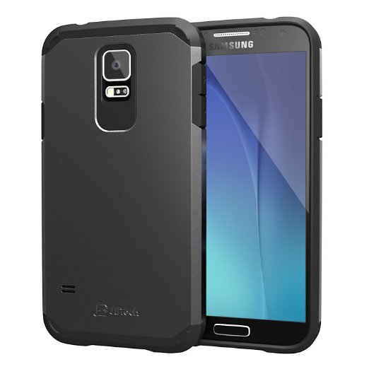 S5 case JETech Super Protective Samsung Galaxy S5 Case Slim Ultra Fit for Galaxy S5  Galaxy SV  Galaxy S V Black