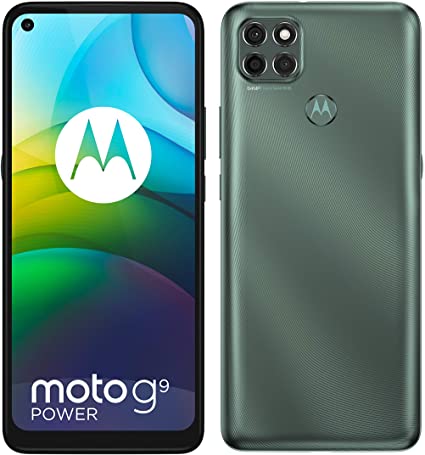 Motorola Moto G9 Power Dual-SIM 128GB ROM   4GB RAM Factory Unlocked Android Smartphone (Metalic Grey) - International Version