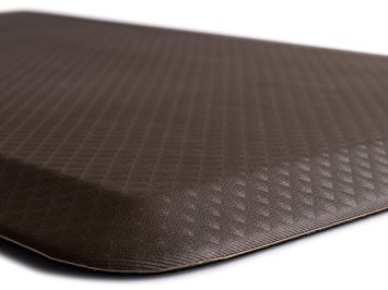 The Original 3/4" KANGAROO (TM) Non-Slip Anti-Fatigue Comfort Mat, Ergonomically Engineered, Non-Toxic, Waterproof, 32x20 inches (Brown)