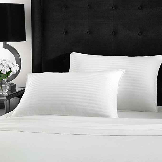 Beckham Hotel Collection Gel Pillow (2-Pack) - Luxury Plush Gel Pillow - Dust Mite Resistant & Hypoallergenic - Queen