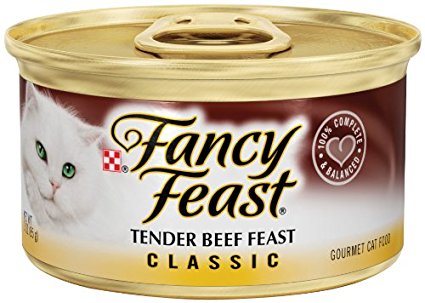 Purina Fancy Feast Classic Gourmet Wet Cat Food- 24-3 oz. Cans