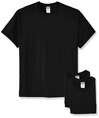 Jerzees Men's Adult Short-Sleeve Pocket T-Shirts (3-Pack)