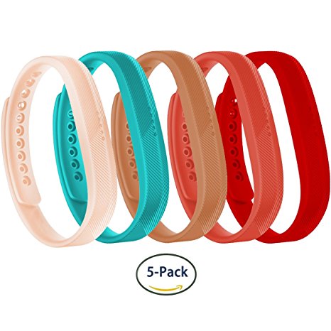 Maledan Replacement Accessories Bands for Fitbit Flex 2