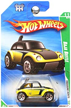 Hot Wheels 2010 Treasure Hunts Baja Beetle VW Volkswagen Bug Yellow