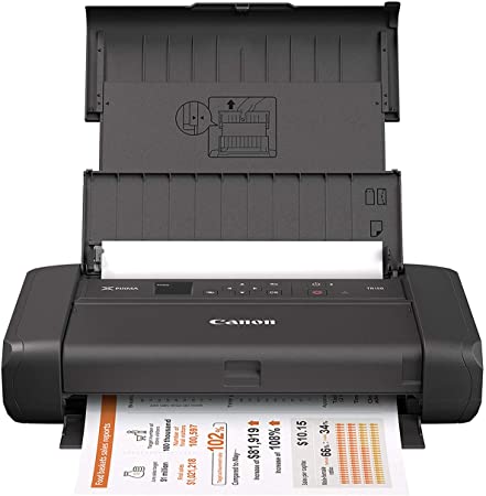 Canon PIXMA TR150 Wireless Mobile Printer with Airprint and Cloud Compatible, Black