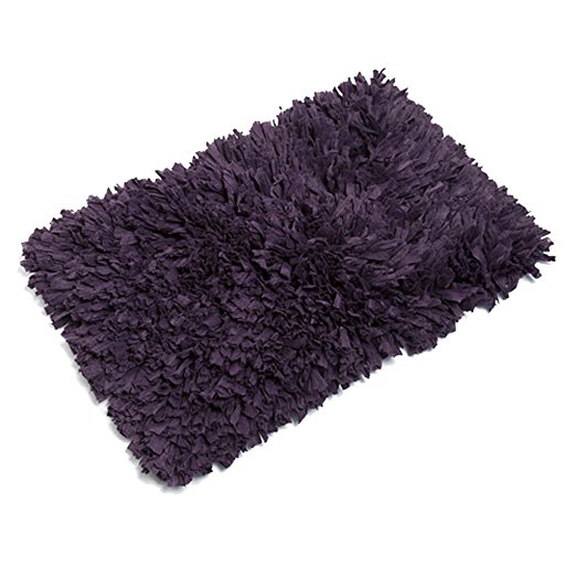 FHE Group Tissue Rug Bath Mat, 30 by 20 Inches, Purple