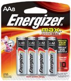Energizer Max Alkaline AA Batteries 8-Count Package