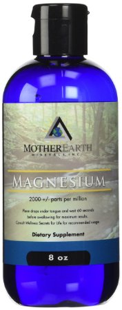 Mother Earth Minerals Angstrom Minerals Magnesium-8 ozs