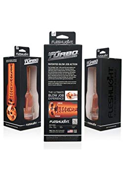 Fleshlight Turbo Thrust Texture Copper Discrete Blowjob-Masturbator, Made of Realistic Superskin Material