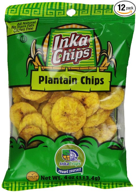 Inka Crops Inka Crops Roasted Plantains, 4-Ounce bags (Pack of 12)