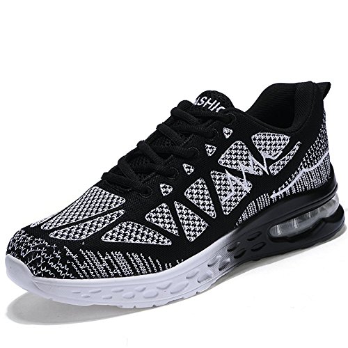 QTMS Women's Breathable Lightweight Athletic Running Shoes Sport Fitness Gym Jogging Fashion Sneakers