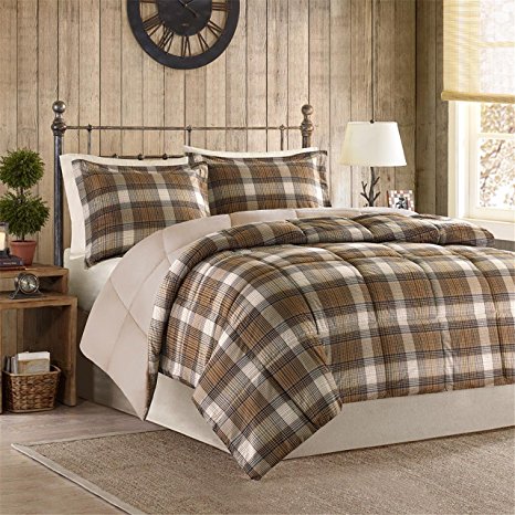 Woolrich Lumberjack Down Alt Mini Comforter Set, Full/Queen, Multicolor