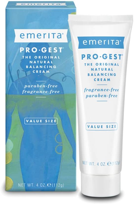 Emerita, Cream Progest Paraben Free, 4 Ounce