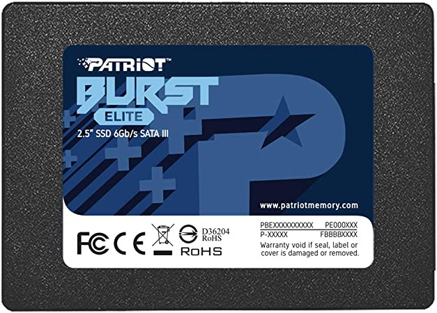 Patriot Burst Elite SATA 3 480GB SSD 2.5" Solid State Drive