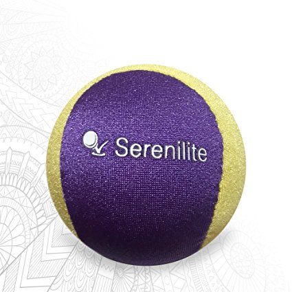 Serenilite Relax Dual Colored Hand Therapy Stress Ball - Optimal Stress Relief - Great for Hand Exercises and Strengthening - Free PDF Therapeutic Coloring Book