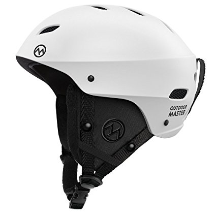 OutdoorMaster Ski Helmet - with Certified Safety, 9 Different Color Options - for Men Women Youth