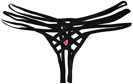 Seven 'til Midnight Women's Plus-Size Queen Size Strap Me in Thong