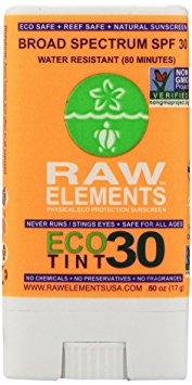 Raw Elements Sunscreen Eco Tint Stick 30, .60 oz
