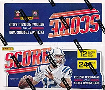 2016 Score NFL Football MASSIVE Factory Sealed 24 Pack Retail Box with 288 Cards! Includes 72 ROOKIE Cards! Look for RC's & Autographs of Carson Wentz, Ezekiel Elliott, Jared Goff & the Top NFL Picks!
