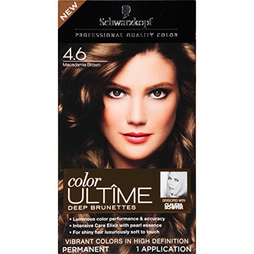 Schwarzkopf Color Ultime Hair Color Cream, 4.6 Macadamia Brown