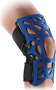 DonJoy Reaction WEB Knee Support Brace with Compression Undersleeve: Blue, X-Large/XX-Large