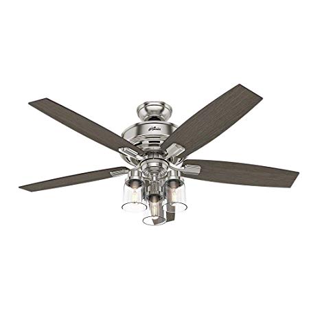 Hunter Fan Company 54190 Ceiling Fan Large Brushed Nickel