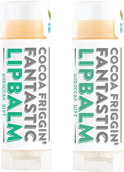 100% Natural, Handcrafted, Vegan Lip Balm (2 Pack)