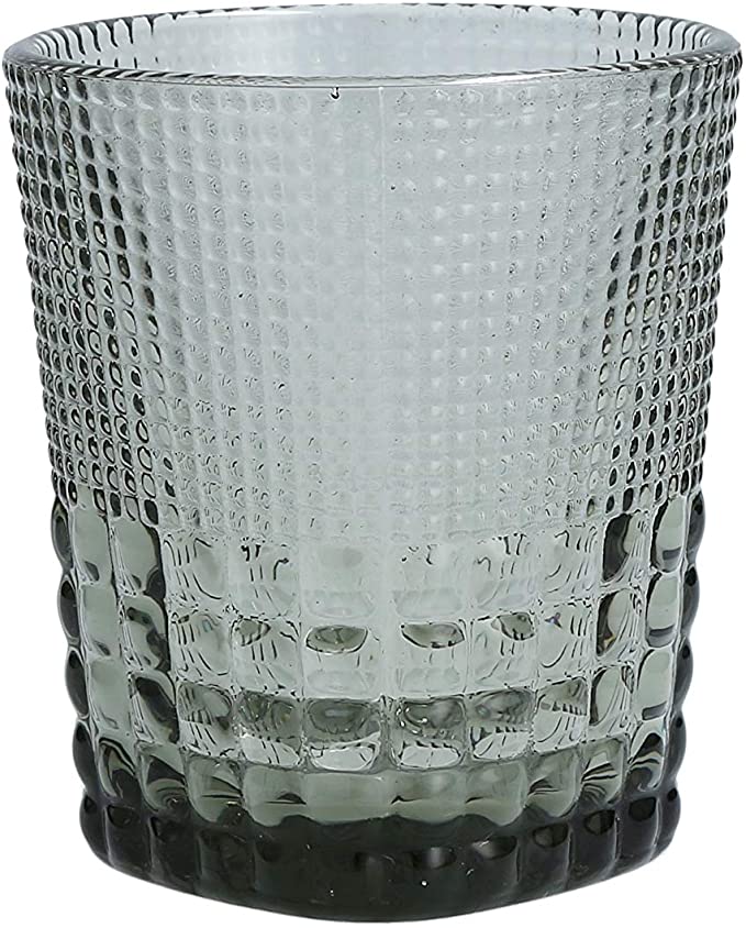 Fortessa Malcolm Double Old Fashioned Cocktail Glass, 11.5 oz, Gray