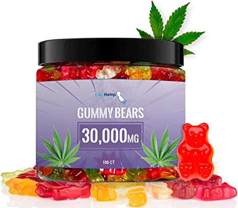 Hemp Gummies for Pain and Anxiety- Natural Hemp - Made in USA - 100 Count 30,000 MG High Potency, Gummies for Stress Relief -Tasty & Relaxing Premium Hemp - Rich in Vitamins B, E, Omega 3, 6, 9