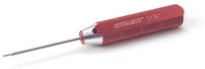 Dynamite Machined Hex Driver, Red: 1/16", DYN2911