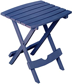 Adams Manufacturing 8510-36-3700 Quick-Fold Side Table, Patriotic Blue
