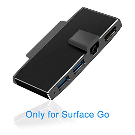 Surfacekit Surface Go Hub, 2 X USB 3.0, 1 X 1000M Ethernet Port. 4K HDMI Output, Surface Go Only