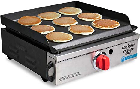 Camp Chef Versatop Portable Flat Top Grill 250 and Griddle (FTG250) - Compatible 14" Accessories