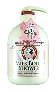 Somang Milk Body Shower 750ml (Milk Hydrates, Moisturizes and Soothes Skin)