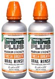 TheraBreath PLUS Professional Formula Fresh Breath Oral Rinse - Extra Strength 16 Ounce Pack of 2