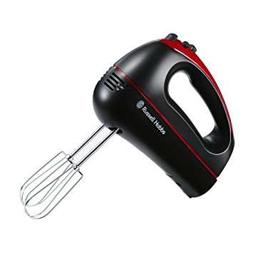 Russell Hobbs 18960 Desire Hand Mixer, 300 W - Black and Red