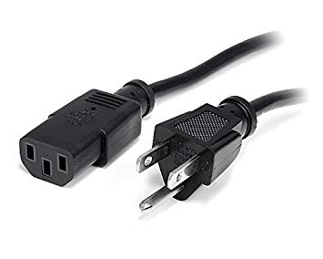 StarTech.com PXT101_10 10-Feet Standard Computer Power Cord, NEMA5-15P to C13