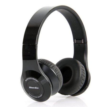 Bluedio B2 Colourful Music Hi-Fi Rank Wireless and Bluetooth Headphones Black