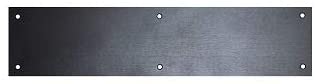 Don-Jo Metal Door Kick Plate BK Black Finish 8"x30"-for 32" Doors-Wood&Metal Mounting-Door Protection-Door Plate-Curb Appeal-Commercial Grade-Interior/Exterior