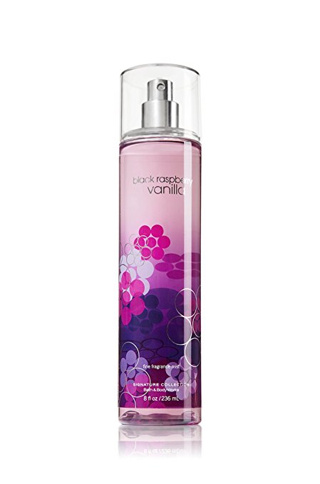 Bath and Body Works Fine Fragrance Mist, Black Raspberry Vanilla, 8.0 Fl Oz