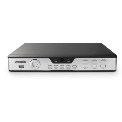 Zmodo 8 Channel H.264 960H Security DVR with 1TB HDD & QR-Code Scan Remote Access (ZMD-DX-SBL8-1TB)