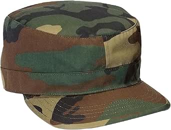 Rothco Adjustable Camo Fatigue Cap, Woodland Camo